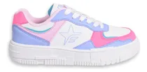 Comprar Zapatillas Niñas Footy Kicks Star Ls711 Colores Cordón Moda