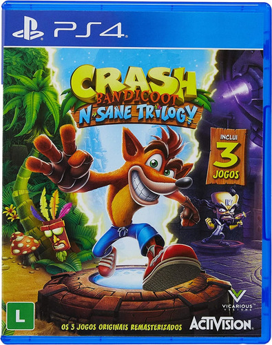 Crash Bandicoot: N. Sane Trilogy  Standard Edition Activision PS4 Físico