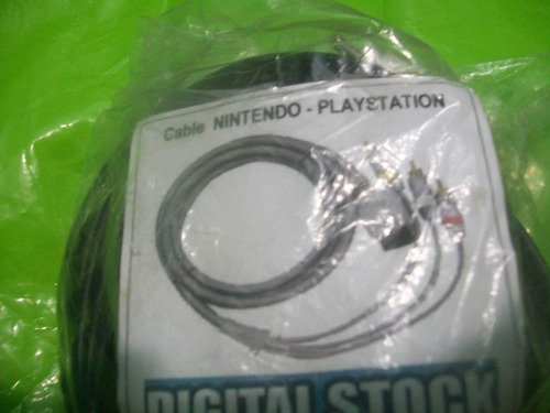 Cable Vga Audio Y Video Para Play Station 1 / 2 Y 3 Nuevo