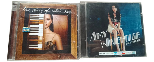 Lote Amy Winehouse Back To Black / Diary Of Alicia Keys