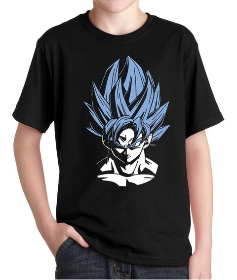 Polera Estampada Adulto Dama Super Goku Polera Estampada Adulto Dama Super Goku
