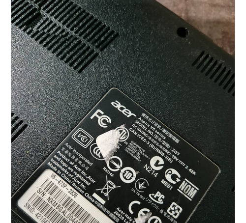 Acer Zqy Para Piezas (Usado)