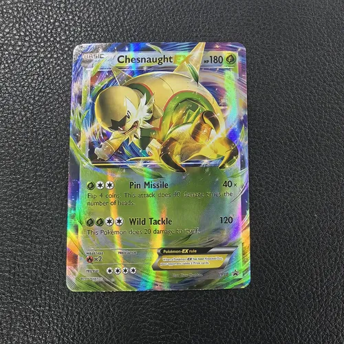 pokemon card chesnaught ex POKEMON: ONLINE CODE CARD FROM THE SUMMER 2014 CHESNAUGHT EX TIN - KAL