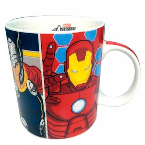 Taza Cerámica Avergers Assemble En Caja