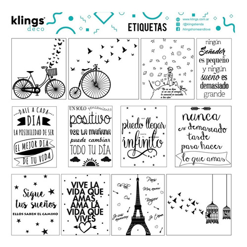 Etiquetas Para Frascos, Frases, Transparente