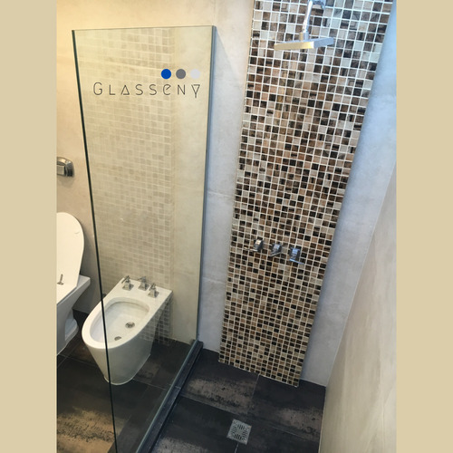 Mampara Fija Vidrio Blindex Laminado 8mm 80x180cm Hay Stock!