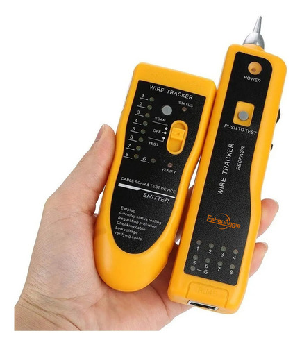 Tester Red Lan Rj45 Wire Tracker Buscador Cable Rj11 Cat5 Eshopangie