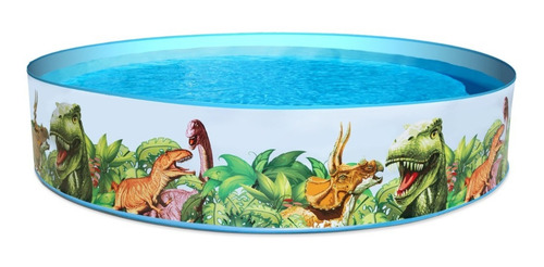 Alberca Rigida Redonda Bestway Dinosaurios 55001
