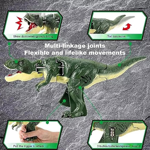Zh 1pcs Juguetes Dinosaurio Zaza, Trigger T Rex ,con Sonido