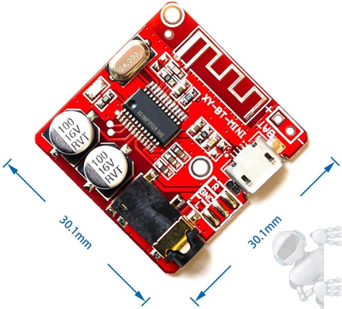 Amplificador Audio Sonido Bluetooth Mp3 Estero Xy-bt-mini