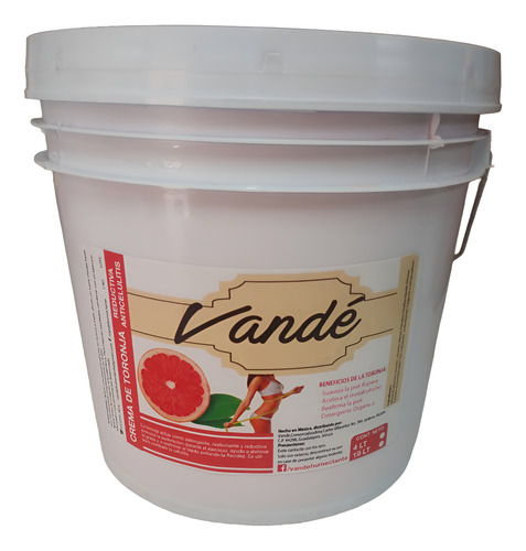 Crema Corporal Con Extracto De Toronja 19 Lts.