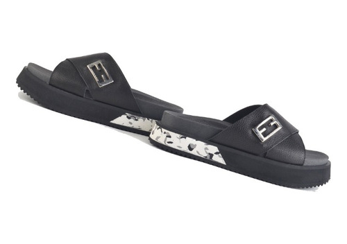 Zuecos Sandalias Ojotas De Mujer De Cuero Melk - Ferraro
