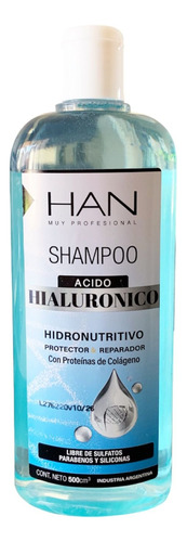 Shampoo Han Acido Hialuronico Sin Sulfatos 500ml