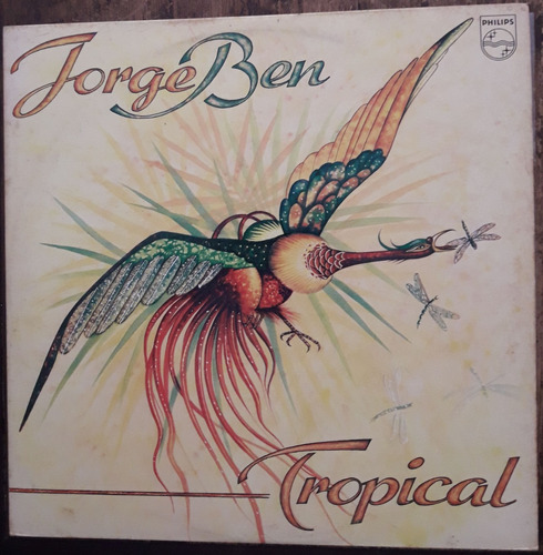 Lp Vinil (vg+) Jorge Ben Tropical Ed Br 1977 Excelente