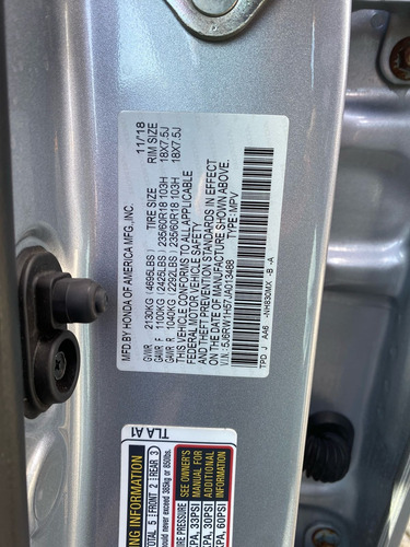 Honda Crv Ex Importada 2018