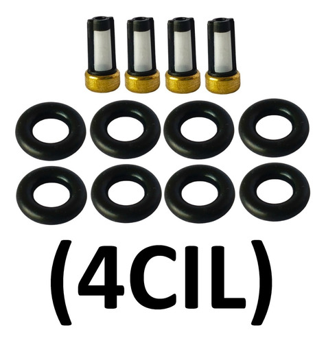 Kit Limpieza Inyectores Microfiltros Oring Peugeot 206 1.6