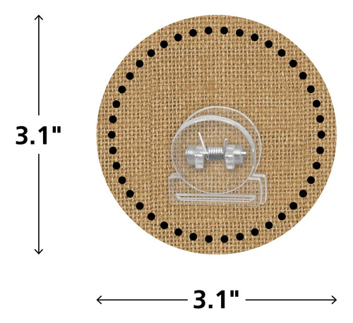 Burlap Clingy Thingies Clips