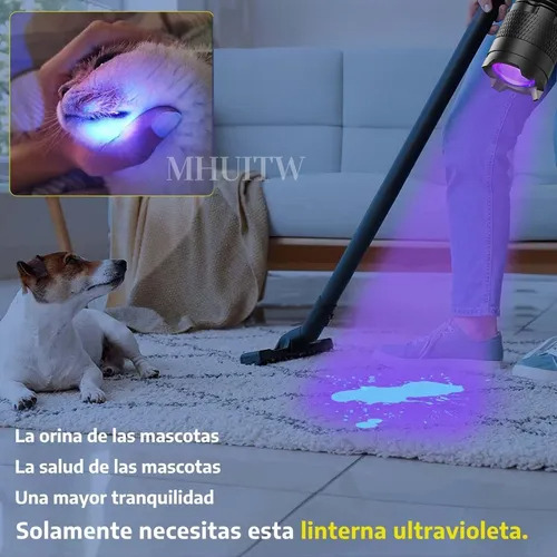 Lámpara Led Uv Ultravioleta 395nm Linterna Táctica Billetes