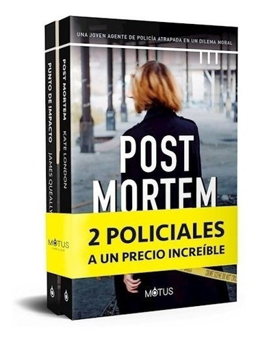 Libro Pack Policial . Post Mortem + Punto De Impacto De Kate