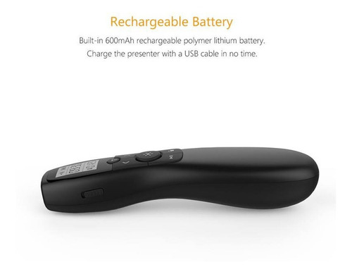Imagen 6 de 9 de Presentador Puntero Laser Verde Usb-c Vibra Powerpoint Mac