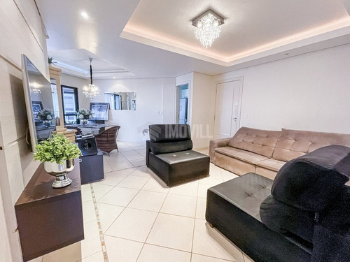 Imagem 5 de 15 de Apartamento Mobiliado, Equipado, Decorado E Climatizado Com 01 Suíte E 02 Dormitórios No Centro. - 4140_1