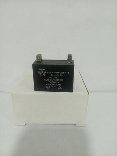 Capacitor De Arranque De 7mfd+5% 450v Marca A.r Components