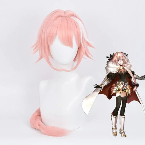 / Fgo Fate Apocrypha Astolfo Cosplay Peluca Pelo Halloween