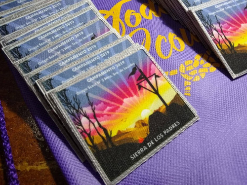 Parches Sublimados Personalizados Con Borde Bordado