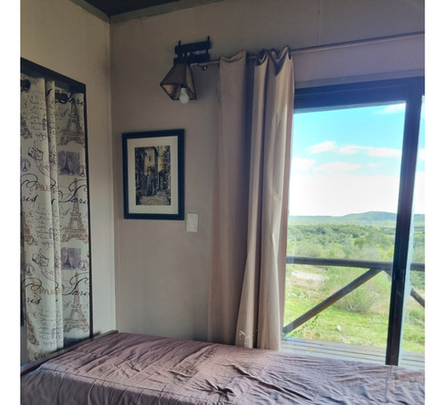 Cabaña En Alquiler Villa Serrana, Estufa A Leña, Directv, Excelentes Vistas Al Atardecer.