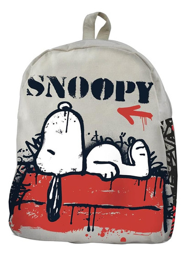 Mochila De Gimnasio Peanuts Snoopy Dog Pequena