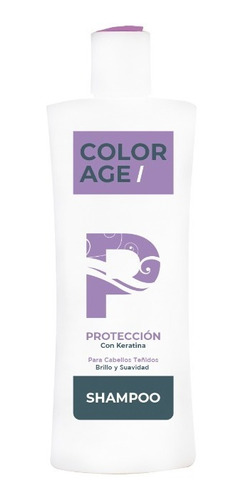 Shampoo Protección Color Teñido Keratina 250ml Color Age