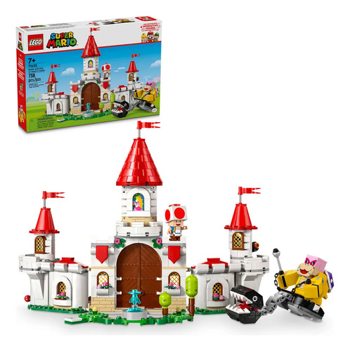 Lego Mario Batalla Con Roy En Castillo De Princesa Peach Cantidad De Piezas 738