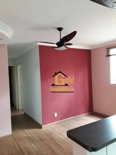 Apartamento Com 2 Dormitórios Para Alugar, 47 M² Por R$ 900/mês - Parque Industrial Lagoinga - Ribeirão Preto/sp - Ap0804