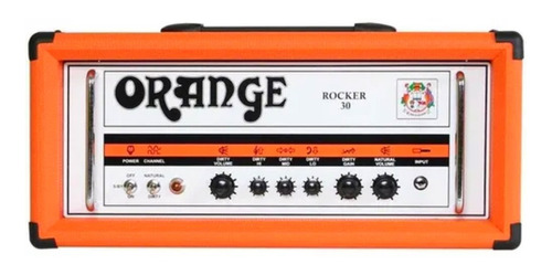 Cabeçote Valvulado Para Guitarra Orange Rocker 30w Orrk30hv1 Cor Laranja 110V