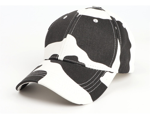 Gorra De Béisbol Con Estampado De Animales De Vaca Lechera A