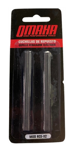 Repuesto 2 Cuchillas Cepilladora Omaha Einhell Bosch 82 Mm