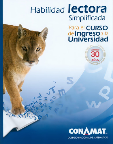 Habilidad Lectora Simplificada Ingreso Universidad - Conamat