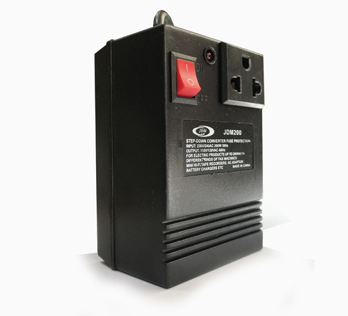 Imagen 1 de 6 de Transformador 220v A 110v 200w Jdm Trafo