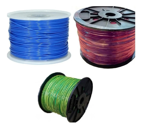 Cable Unipolar 2,5 Mm X 25m Fonseca Pack X 3 Colores Iram