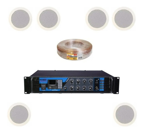 De Equipo De Sonido Completo Soundtrack (plafon) !!! Color Blanco