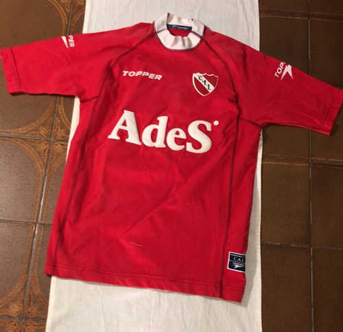 Camiseta Independiente Ades Talle 2 Elastizada Año 2000