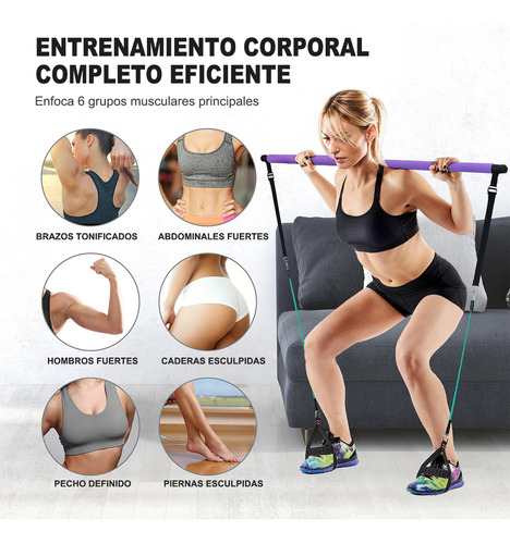 200 Lbs Kit De Pilates Banda De Resistencia Gimnasio Ligas Bandas Elasticas Ejercicio Kit De Ejercicio Ejercicios En Casa Yoga Fitness Con Cuerda Para Saltar
