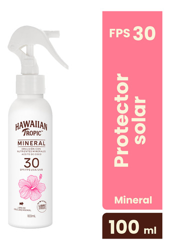 Protector Solar Hawaiian Tropic Mineral 30fps Spray 100ml