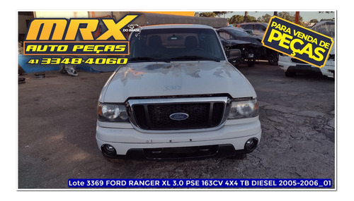 Sucata Ford Ranger R Xl 3.0 Pse 163cv 4x4 Cd Tb Diesel 2006
