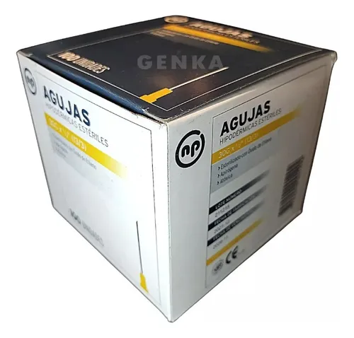 comprar Aguja Descartable 13x3 30g 1\u002F2 Mesoterapia X 100un Np