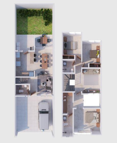 Casa En Renta En Circuito Privado En Fracc. Monterreal, Santa Barbara, Villa De Pozos