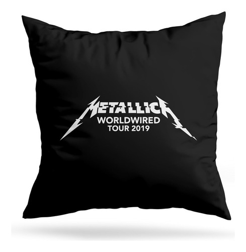 Cojin Deco Metallica Tour 2019 (d1647 Boleto.store)