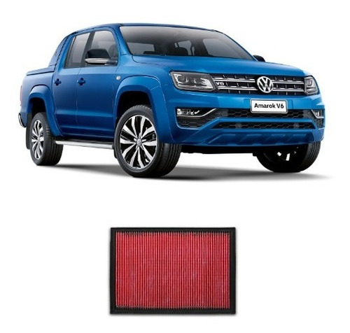 Filtro De Ar Esportivo Inbox Vw Amarok 3.0 V6 Diesel 