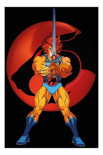 Leon-o Señor De Los Thundercats Poster En Realidad Aumentada