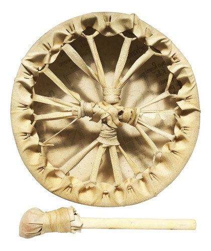 Imagen 4 de 4 de Instrumentos Musicales Tambor Chamanico Amazonas Personaliza